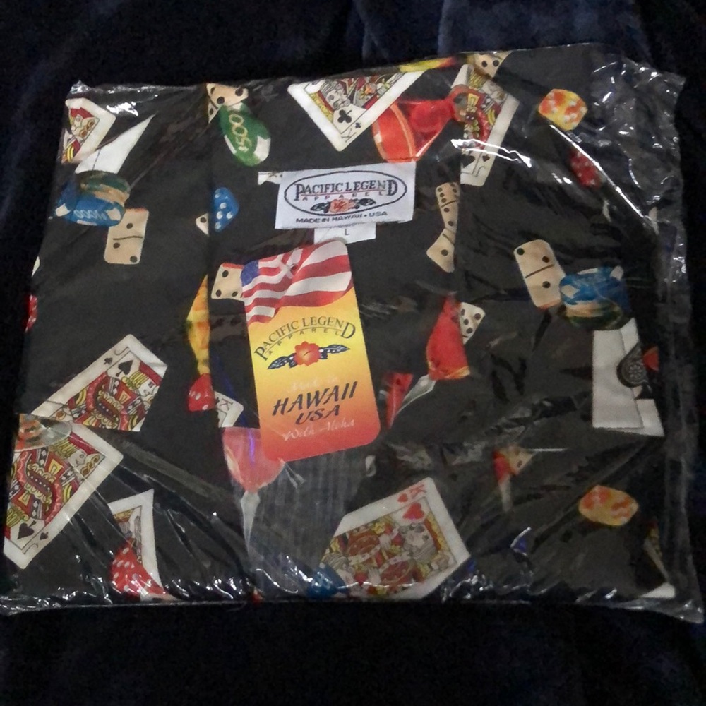 Hawaiian Style Vegas Poker Shirt